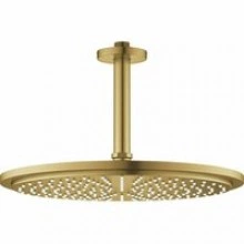 Верхний душ GROHE Rainshower Cosmopolitan 310, 8 л/мин, 1 режим, 142 мм, холодный рассвет матовый (26067GN0)