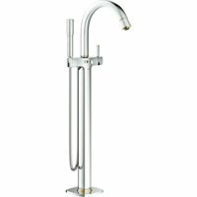Внешняя часть смесителя для ванны GROHE Grandera напольного монтажа, хром/золото (23318IG0)