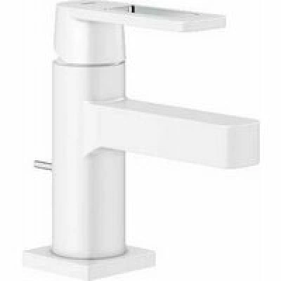 Смеситель для раковины GROHE Quadra с донным клапаном, уменьшенный, белая луна (32632LS0) Смеситель для раковины GROHE Quadra с донным клапаном, уменьшенный, белая луна (32632LS0)