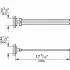 Держатель для полотенца GROHE Essentials двойной, поворотный, никель глянец (40371BE1) Держатель для полотенца GROHE Essentials двойной, поворотный, никель глянец (40371BE1)