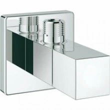 Вентиль угловой GROHE Cube 1/2″-3/8″ для подключения смесителей, хром (22012000)