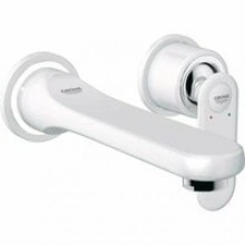 Внешняя часть смесителя для раковины GROHE Veris, белая луна (19342LS0)