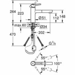 Смеситель для кухни GROHE Concetto с вытяжным изливом, хром (31129001) Смеситель для кухни GROHE Concetto с вытяжным изливом, хром (31129001)