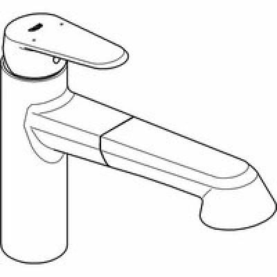 Смеситель для кухни GROHE Eurodisc Cosmopolitan, хром (32257002) Смеситель для кухни GROHE Eurodisc Cosmopolitan, хром (32257002)