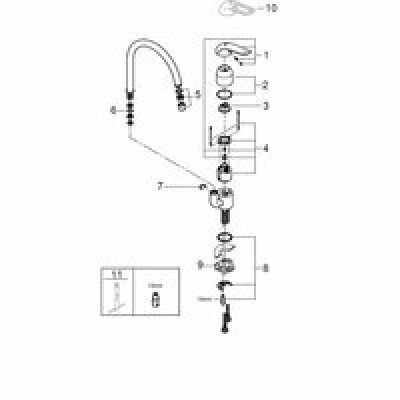 Смеситель для кухни GROHE Euroeco Special, хром (32786000) Смеситель для кухни GROHE Euroeco Special, хром (32786000)