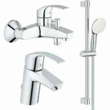Готовый комплект для ванной комнаты GROHE Tempesta, хром (NB0051)