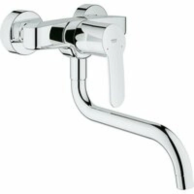 Смеситель для кухонной мойки GROHE Eurostyle Cosmopolitan настенный, хром (33982002) Смеситель для кухонной мойки GROHE Eurostyle Cosmopolitan настенный, хром (33982002)