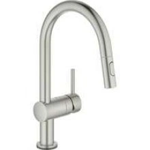 Смеситель для кухни GROHE Minta Touch сенсорный с вытяжным душем, суперсталь (31358DC2)