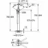 Внешняя часть смесителя для ванны GROHE Essence напольного монтажа, теплый закат глянец (23491DA1) Внешняя часть смесителя для ванны GROHE Essence напольного монтажа, теплый закат глянец (23491DA1)