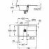 Мойка GROHE K400, 780 x 500 мм, серый гранит (31639AT0) Мойка GROHE K400, 780 x 500 мм, серый гранит (31639AT0)