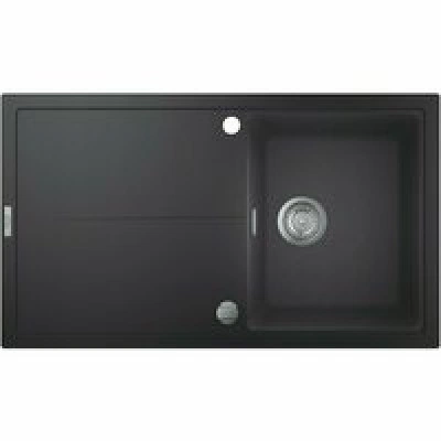Мойка GROHE K400, 860 x 500 мм, черный гранит (31640AP0) Мойка GROHE K400, 860 x 500 мм, черный гранит (31640AP0)