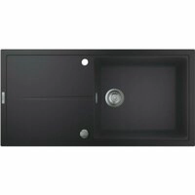 Мойка GROHE K400, 1000 x 500 мм, черный гранит (31641AP0) Мойка GROHE K400, 1000 x 500 мм, черный гранит (31641AP0)