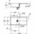 Мойка GROHE K400, 1000 x 500 мм, серый гранит (31641AT0) Мойка GROHE K400, 1000 x 500 мм, серый гранит (31641AT0)