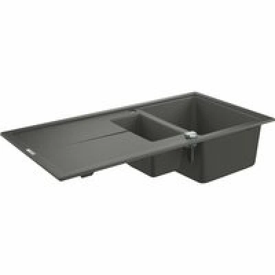 Мойка GROHE K400 с 1,5 чашей, 1000 x 500 мм, серый гранит (31642AT0) Мойка GROHE K400 с 1,5 чашей, 1000 x 500 мм, серый гранит (31642AT0)