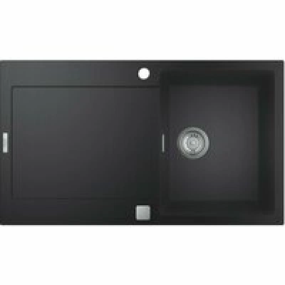 Мойка GROHE K500 с одной чашей, 860 x 500 мм, черный гранит (31644AP0) Мойка GROHE K500 с одной чашей, 860 x 500 мм, черный гранит (31644AP0)