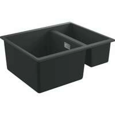 Мойка GROHE K500 с 1,5 чашей, 555 x 460 мм, черный гранит (31648AP0) Мойка GROHE K500 с 1,5 чашей, 555 x 460 мм, черный гранит (31648AP0)