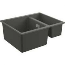Мойка GROHE K500 с 1,5 чашей, 555 x 460 мм, серый гранит (31648AT0)