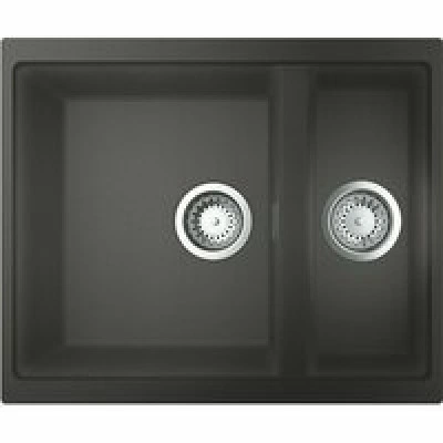 Мойка GROHE K500 с 1,5 чашей, 555 x 460 мм, серый гранит (31648AT0) Мойка GROHE K500 с 1,5 чашей, 555 x 460 мм, серый гранит (31648AT0)