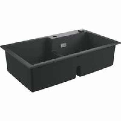 Мойка GROHE K500 с 2 чашами, 860 x 500 мм, черный гранит (31649AP0)