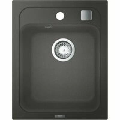 Мойка GROHE K700 с одной чашей, 400 x 500 мм, серый гранит (31650AT0) Мойка GROHE K700 с одной чашей, 400 x 500 мм, серый гранит (31650AT0)