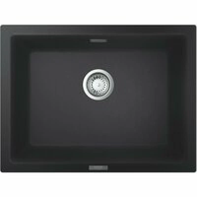 Мойка GROHE K700U с одной чашей, 610 x 460 мм, черный гранит (31655AP0) Мойка GROHE K700U с одной чашей, 610 x 460 мм, черный гранит (31655AP0)