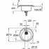 Мойка GROHE K200 с одной чашей, 51 см, черный гранит (31656AP0) Мойка GROHE K200 с одной чашей, 51 см, черный гранит (31656AP0)