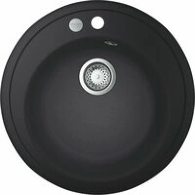 Мойка GROHE K200 с одной чашей, 51 см, черный гранит (31656AP0) Мойка GROHE K200 с одной чашей, 51 см, черный гранит (31656AP0)