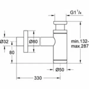 Сифон для раковины GROHE 1 1/4 дюйма из латуни, теплый закат, матовый (28912DL0) Сифон для раковины GROHE 1 1/4 дюйма из латуни, теплый закат, матовый (28912DL0)