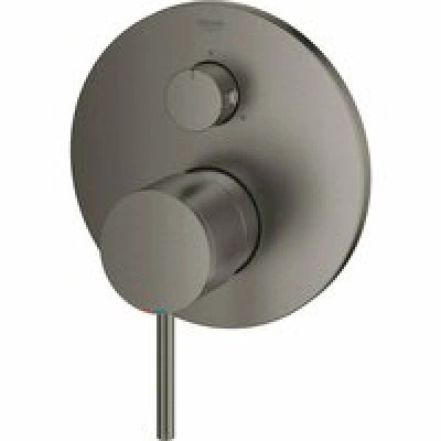 Внешняя часть смесителя для ванны GROHE Atrio на 3 потребителя, темный графит матовый (24096AL3) Внешняя часть смесителя для ванны GROHE Atrio на 3 потребителя, темный графит матовый (24096AL3)