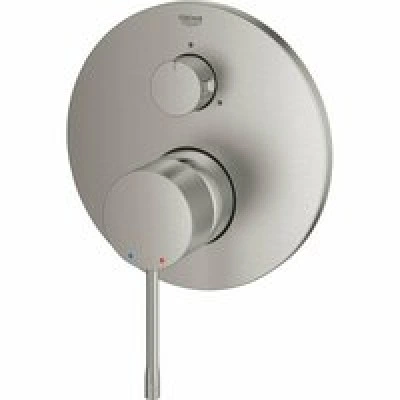 Внешняя часть смесителя для ванны GROHE Essence с переключателем на 3 положения, суперсталь (24092DC1) Внешняя часть смесителя для ванны GROHE Essence с переключателем на 3 положения, суперсталь (24092DC1)
