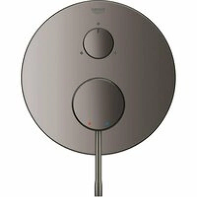 Внешняя часть смесителя для ванны GROHE Essence с переключателем на 3 положения, темный графит глянец (24092A01) Внешняя часть смесителя для ванны GROHE Essence с переключателем на 3 положения, темный графит глянец (24092A01)