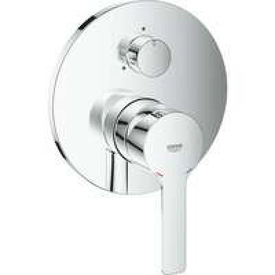 Внешняя часть смесителя для ванны GROHE Lineare с переключателем на 3 положения, хром (24095001) Внешняя часть смесителя для ванны GROHE Lineare с переключателем на 3 положения, хром (24095001)