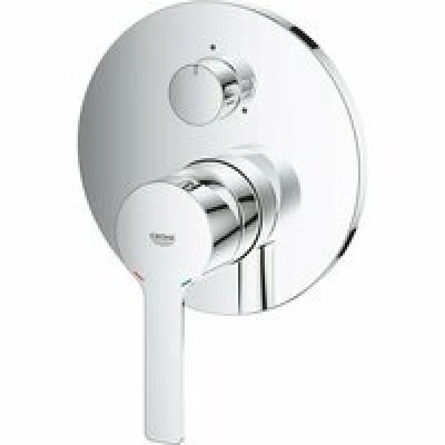 Внешняя часть смесителя для ванны GROHE Lineare с переключателем на 3 положения, хром (24095001) Внешняя часть смесителя для ванны GROHE Lineare с переключателем на 3 положения, хром (24095001)