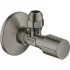 Вентиль угловой GROHE 1/2 дюйма-3/8 дюйма, 1 шт, темный графит матовый (22037AL0) Вентиль угловой GROHE 1/2 дюйма-3/8 дюйма, 1 шт, темный графит матовый (22037AL0)