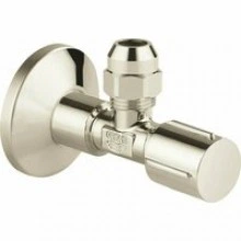 Угловой вентиль GROHE 1/2-3/8 для подключения смесителей, никель, глянец (22037BE0)
