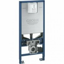 Инсталляция для подвесного унитаза, GROHE Rapid SLX, монтажная высота 1.13 м, со встроенной электрической розеткой и подводом воды для подключения унитазов-биде, (39596000)