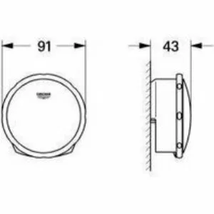 Наливной, сливной и переливной гарнитур GROHE Talentofill, внешняя часть, суперсталь (19952DC0) Наливной, сливной и переливной гарнитур GROHE Talentofill, внешняя часть, суперсталь (19952DC0)