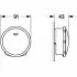 Наливной, сливной и переливной гарнитур GROHE Talentofill, внешняя часть, никель матовый (19952EN0) Наливной, сливной и переливной гарнитур GROHE Talentofill, внешняя часть, никель матовый (19952EN0)