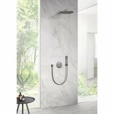 Внешняя часть термостата для душа GROHE Grohtherm SmartControl на 3 потребителя, круглая, темный графит матовый (29121AL0) Внешняя часть термостата для душа GROHE Grohtherm SmartControl на 3 потребителя, круглая, темный графит матовый (29121AL0)
