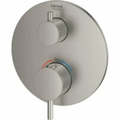 Внешняя часть термостата для душа GROHE Atrio на 2 потребителя, суперсталь (24134DC3) Внешняя часть термостата для душа GROHE Atrio на 2 потребителя, суперсталь (24134DC3)