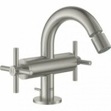 Смеситель для биде GROHE Atrio двухвентильный, суперсталь (24027DC3)