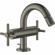 Смеситель для биде GROHE Atrio двухвентильный, темный графит матовый (24027AL3)
