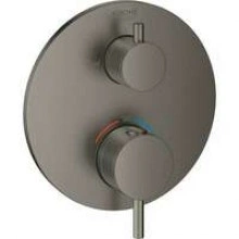 Внешняя часть термостата для ванны GROHE Atrio на 2 потребителя, темный графит матовый (24138AL3)