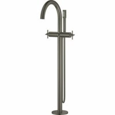 Внешняя часть смесителя для ванны GROHE Atrio напольного монтажа, двухвентильный, темный графит матовый (25044AL3) Внешняя часть смесителя для ванны GROHE Atrio напольного монтажа, двухвентильный, темный графит матовый (25044AL3)