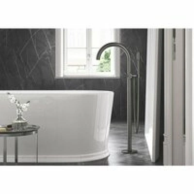 Внешняя часть смесителя для ванны GROHE Atrio напольного монтажа, двухвентильный, темный графит матовый (25044AL3) Внешняя часть смесителя для ванны GROHE Atrio напольного монтажа, двухвентильный, темный графит матовый (25044AL3)