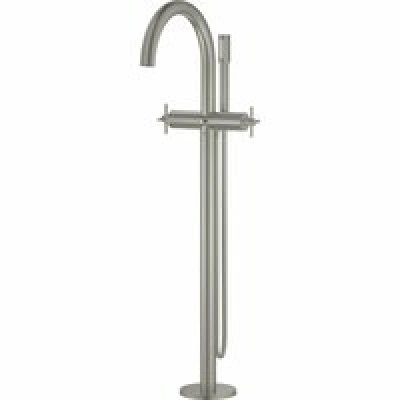 Внешняя часть смесителя для ванны GROHE Atrio напольного монтажа, двухвентильный, суперсталь (25044DC3) Внешняя часть смесителя для ванны GROHE Atrio напольного монтажа, двухвентильный, суперсталь (25044DC3)