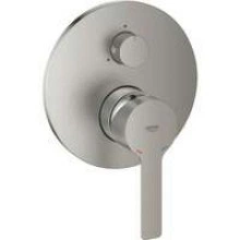 Внешняя часть смесителя для ванны GROHE Lineare с переключателем на 3 положения, суперсталь (24095DC1)