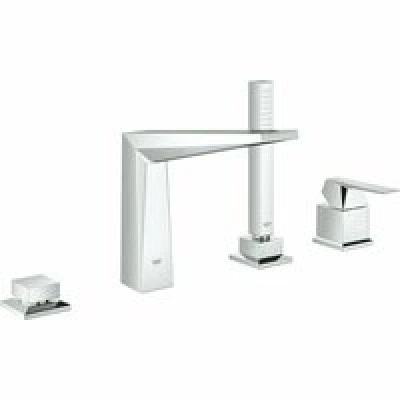 Смеситель для ванны GROHE Allure Brilliant на 4 отверстия, на край ванны, хром (19787001)
