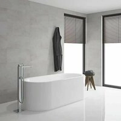 Внешняя часть смесителя для ванны GROHE Eurocube, хром (23672001) Внешняя часть смесителя для ванны GROHE Eurocube, хром (23672001)