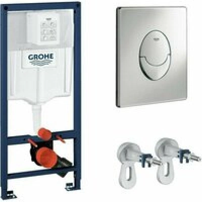 Комплект инсталляции GROHE Rapid SL комплект 3 в 1 для подвесного унитаза с панелью смыва (39503000) Комплект инсталляции GROHE Rapid SL комплект 3 в 1 для подвесного унитаза с панелью смыва (39503000)